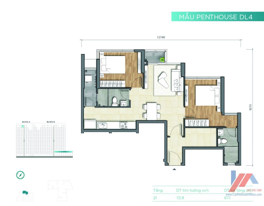 PENHOUSE - CĂN HỘ D'LUSSO EMERALD SÔNG GIỒNG QUẬN 2