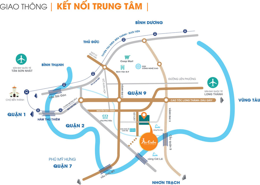 Đất nền sổ đỏ Rio Centro - Phú Hữu - Quận 9 1 Ban do vi tri
