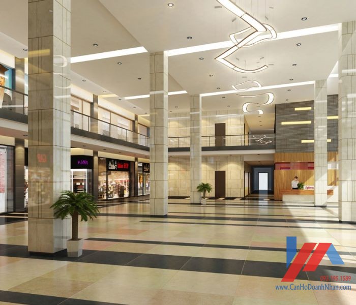 Khu căn hộ & văn phòng Lexington Residence 7 Sảnh đón khách sang trọng rộng rãi