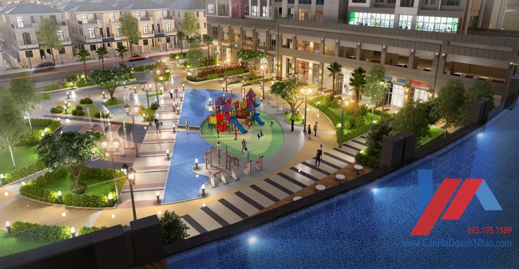Căn Hộ Victoria Village - Novaland 3 Quãng trường căn hộ Victoria Village Quận 2