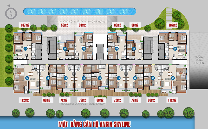 mat bang can ho angia skyline