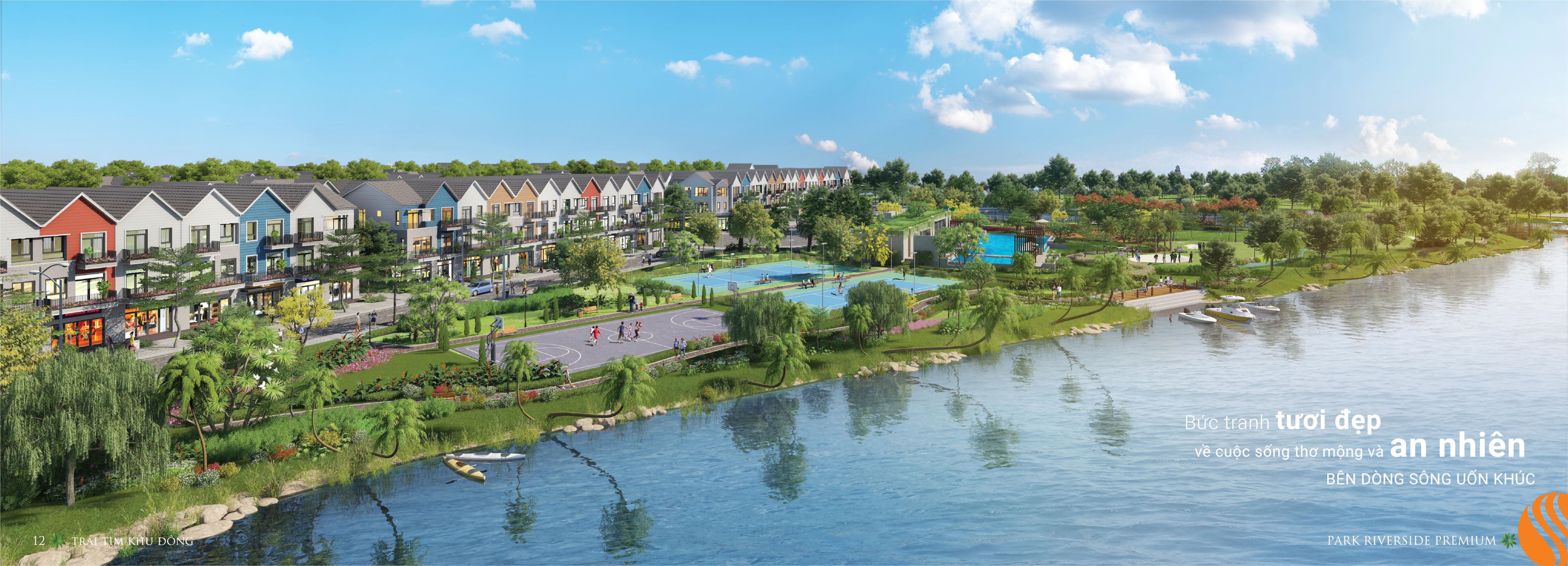 Park Riverside view sông