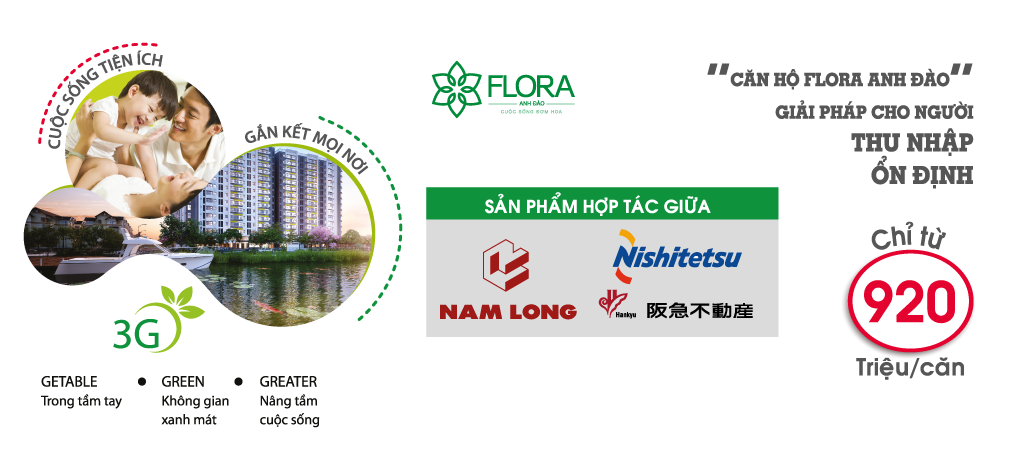Dự án căn hộ chung cư Flora Anh Đào 1 Du an can ho chung cu Flora Anh Dao