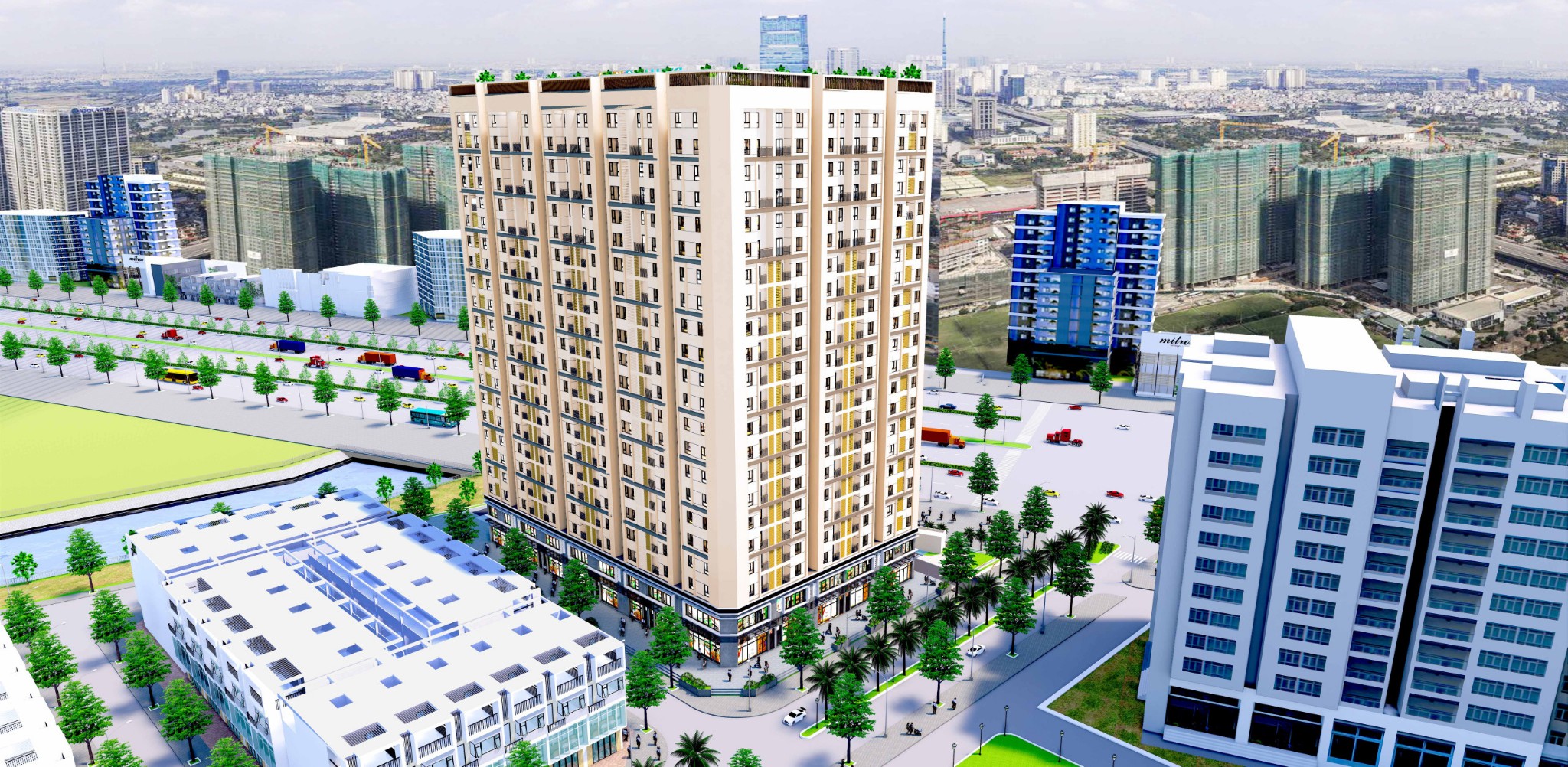 Dynamic Tower 1 phoi canh dynamic tower