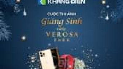 Image may contain: text that says 'KHANG DIEN CUOC THI ANH Giáng Sinh cùng VEROSA PARK'