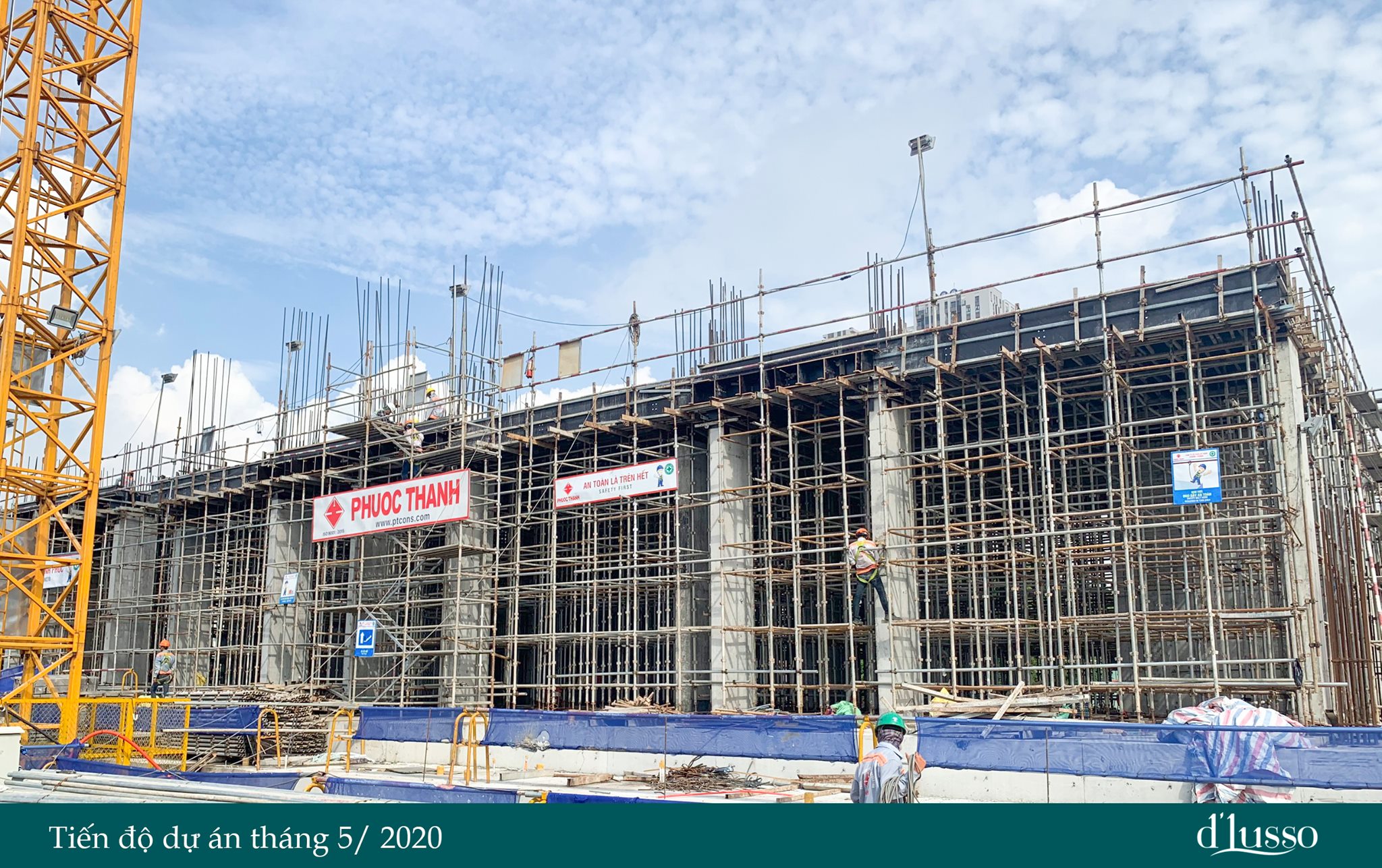 TIẾN ĐỘ THI CÔNG DỰ ÁN D'LUSSO - THÁNG 5/2020 Trong bối cảnh thị trường hiện nay 4 TIEN DO THI CONG DU AN DLUSSO THANG