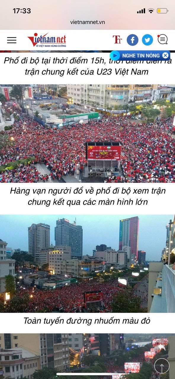 Có ai còn nhớ biển người đỏ rực cả phố