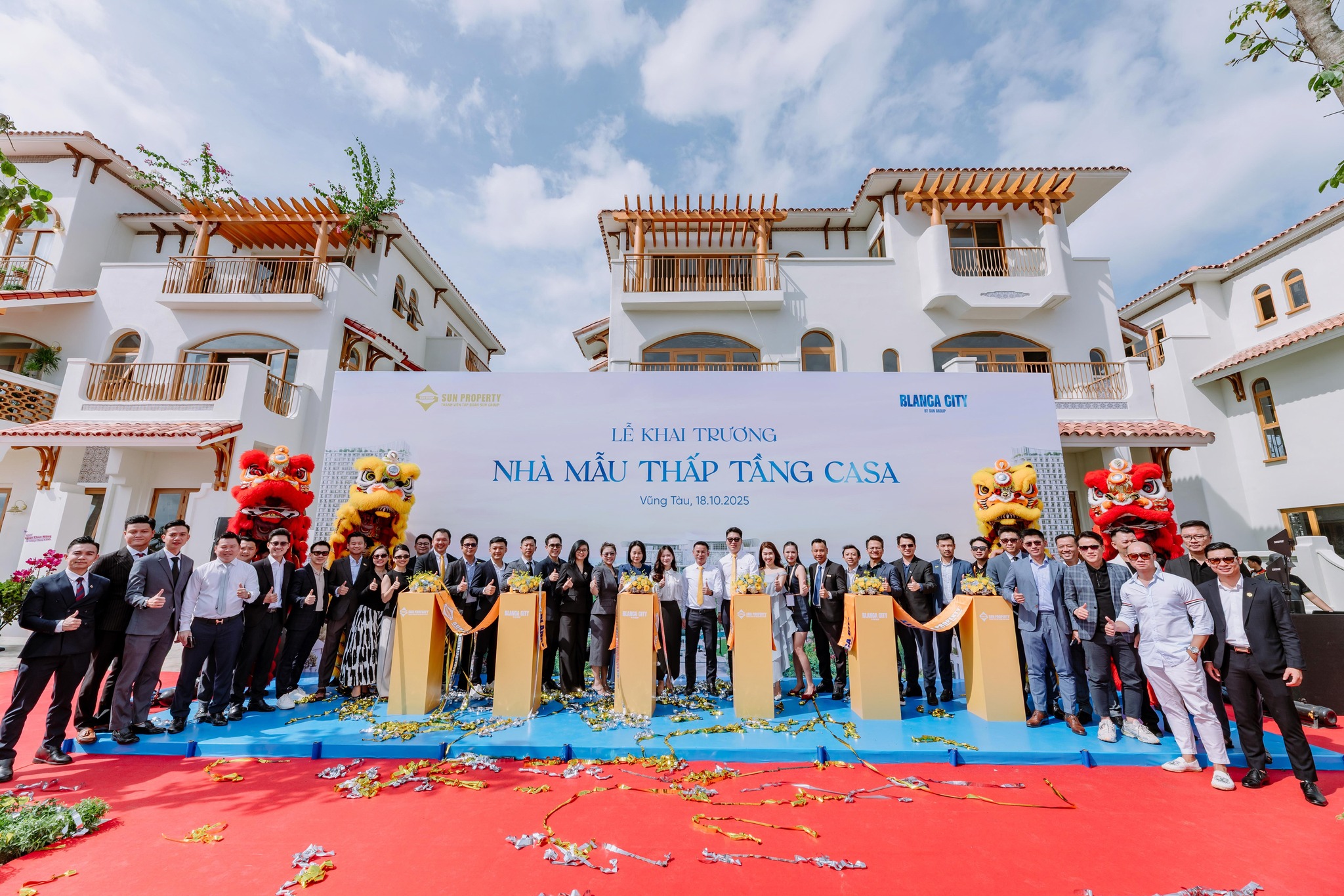 THĂNG HOA CẢM XÚC TẠI LỄ KHAI TRƯƠNG NHÀ MẪU THẤP TẦNG CASA - DỰ ÁN BLANCA CITY - VungTauLand.vn 3 565955603 122148490472861536 45427914054418052 n